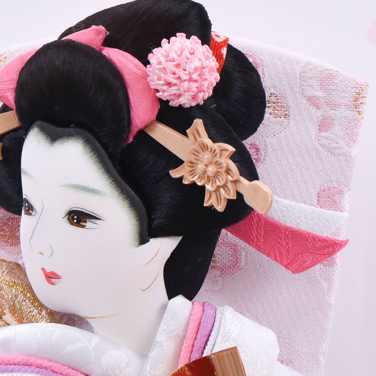 羽子板 舞桜 10号 アクリル 可愛い ピンク羽子板 - 雛人形・五月人形