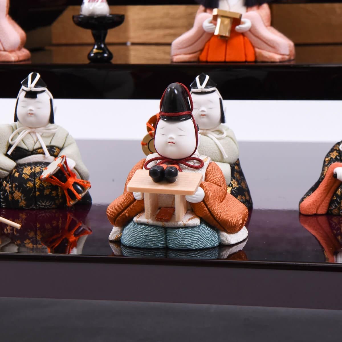 十五人揃い 木目込み人形（大） 梅香