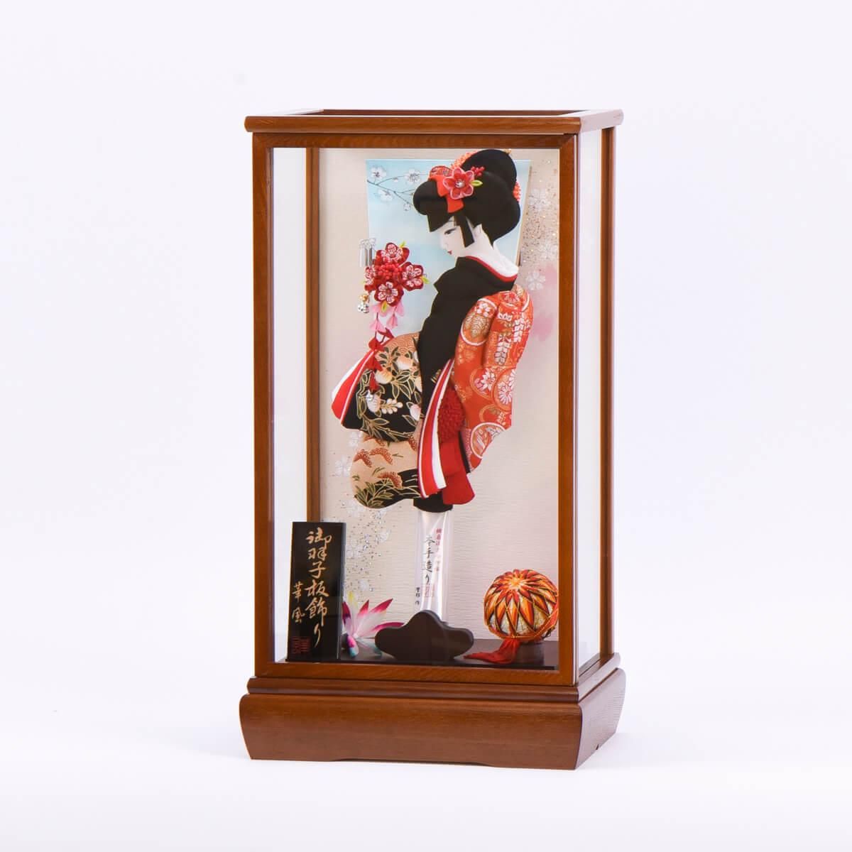 旧家蔵出し　羽子板　豪華蒔絵「天女の羽衣」木箱入り 旧家蔵出し羽子板豪華蒔絵「天女の羽衣」木箱入り