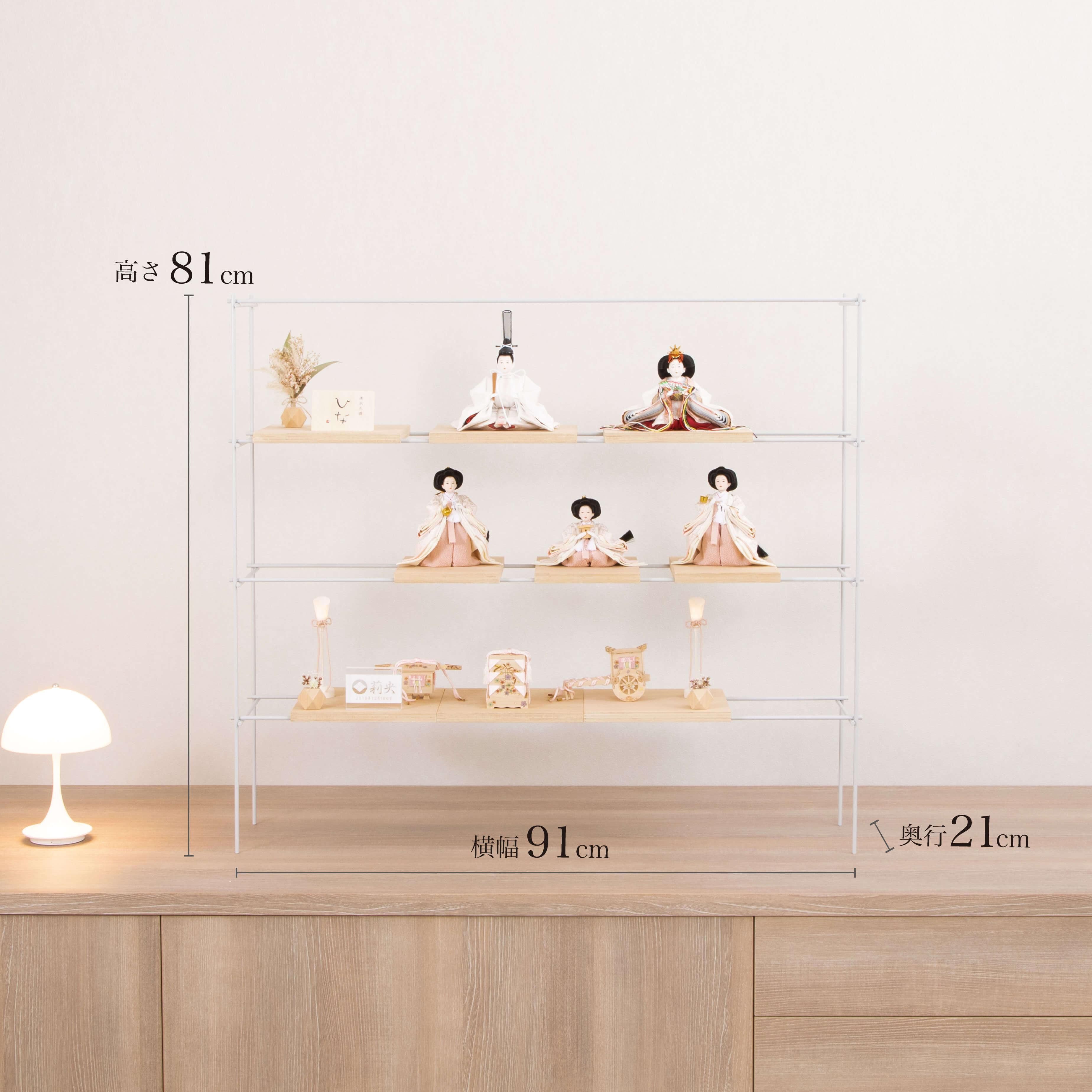 雛人形 3体セット 1956年　ビンテージ & 高杯　2個 雛人形単品10三人仕丁 三五サイズ 並金襴 – 寿鳳人形の東芸