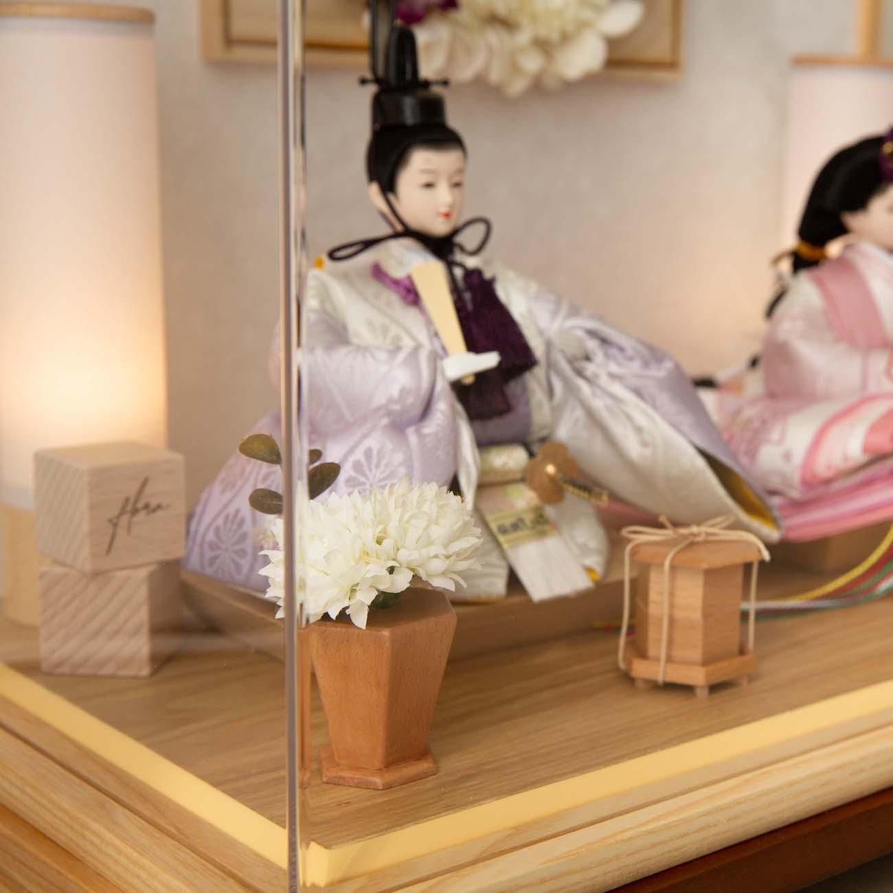ひな人形アクリルケース ひな人形 アクリルケース ナチュラル［ひな人形,ケース,アクリル