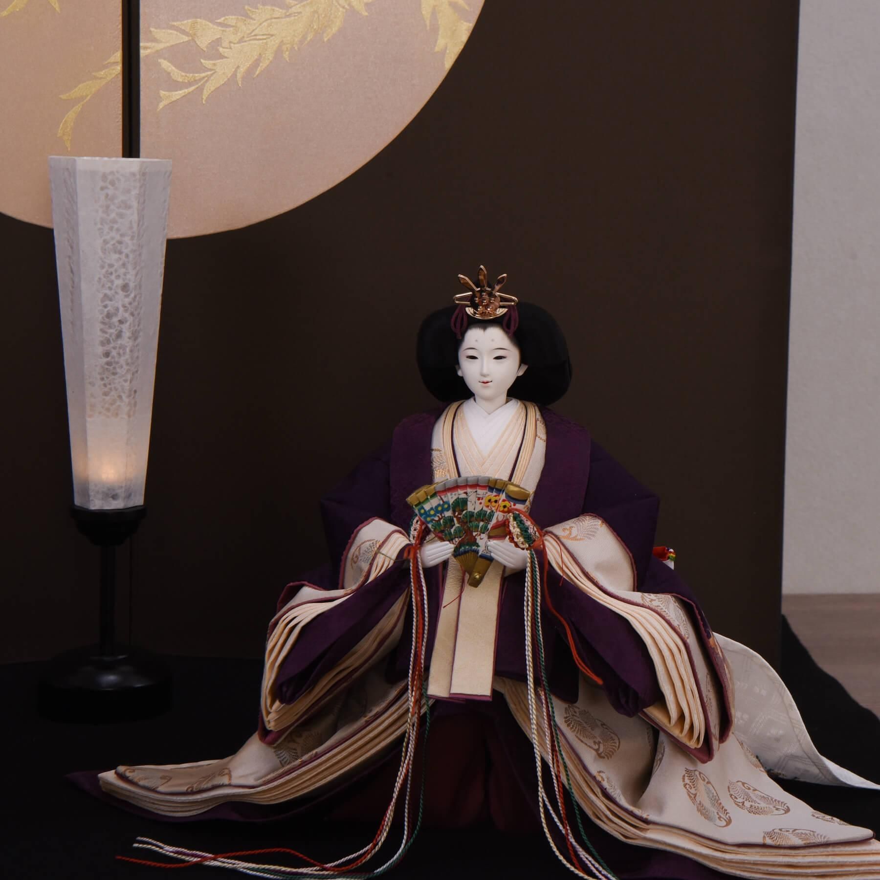 ひな人形 立ち雛 友禅 熊倉基安