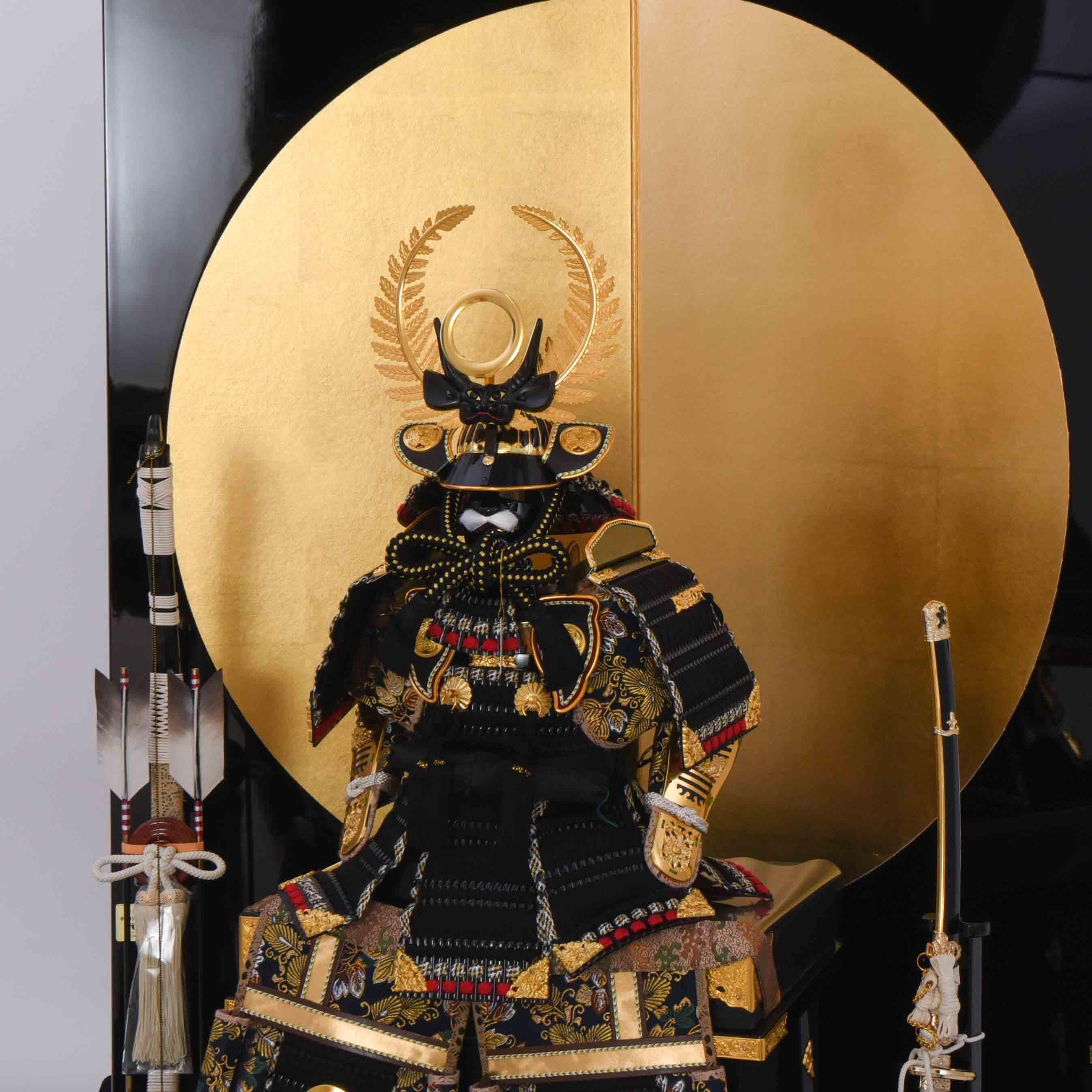 お節句鎧 12号 徳川家康公鎧飾 飛鶴 平安翠鳳作