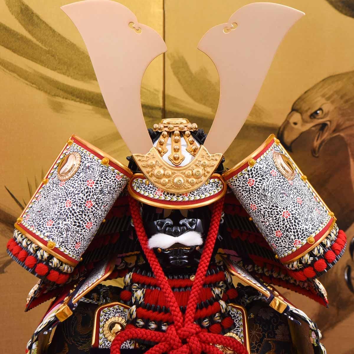 鎧飾り 10号 赤糸威褄取大鎧 貫前神社鍬形