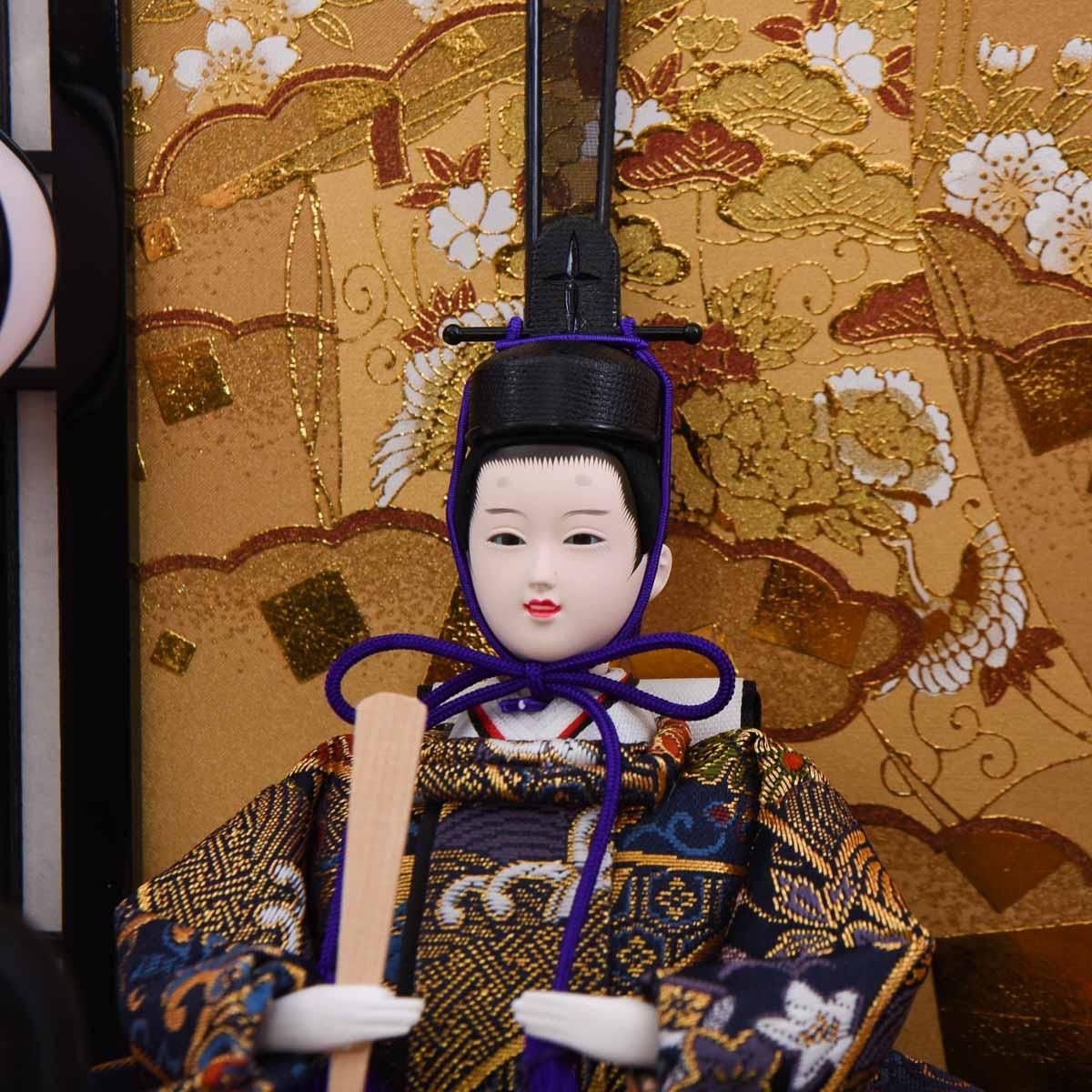 雛人形 芥子 ケース入十人飾り 五人囃子 京屋