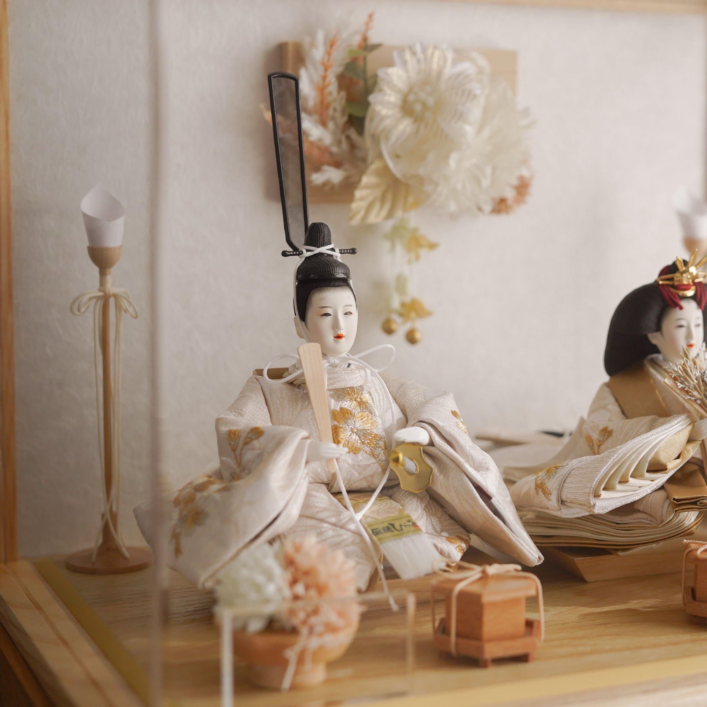 雛人形　ひな祭り　ひな道具　雛道具　小道具　道具　13人飾りの道具　A-6 Amazon | 屏風 雛道具 ひな道具 小道具 お雛様 ひな祭り 金色 二