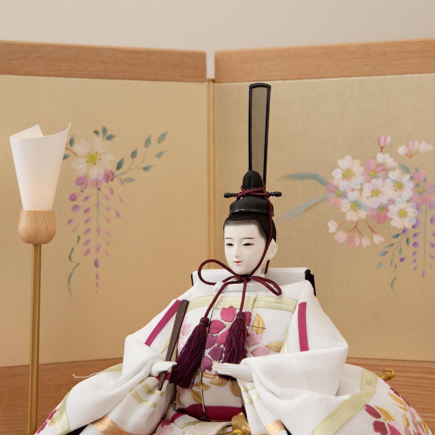 雛人形 収納台 京十番(大三五) 二人飾り 田村芙紗彦