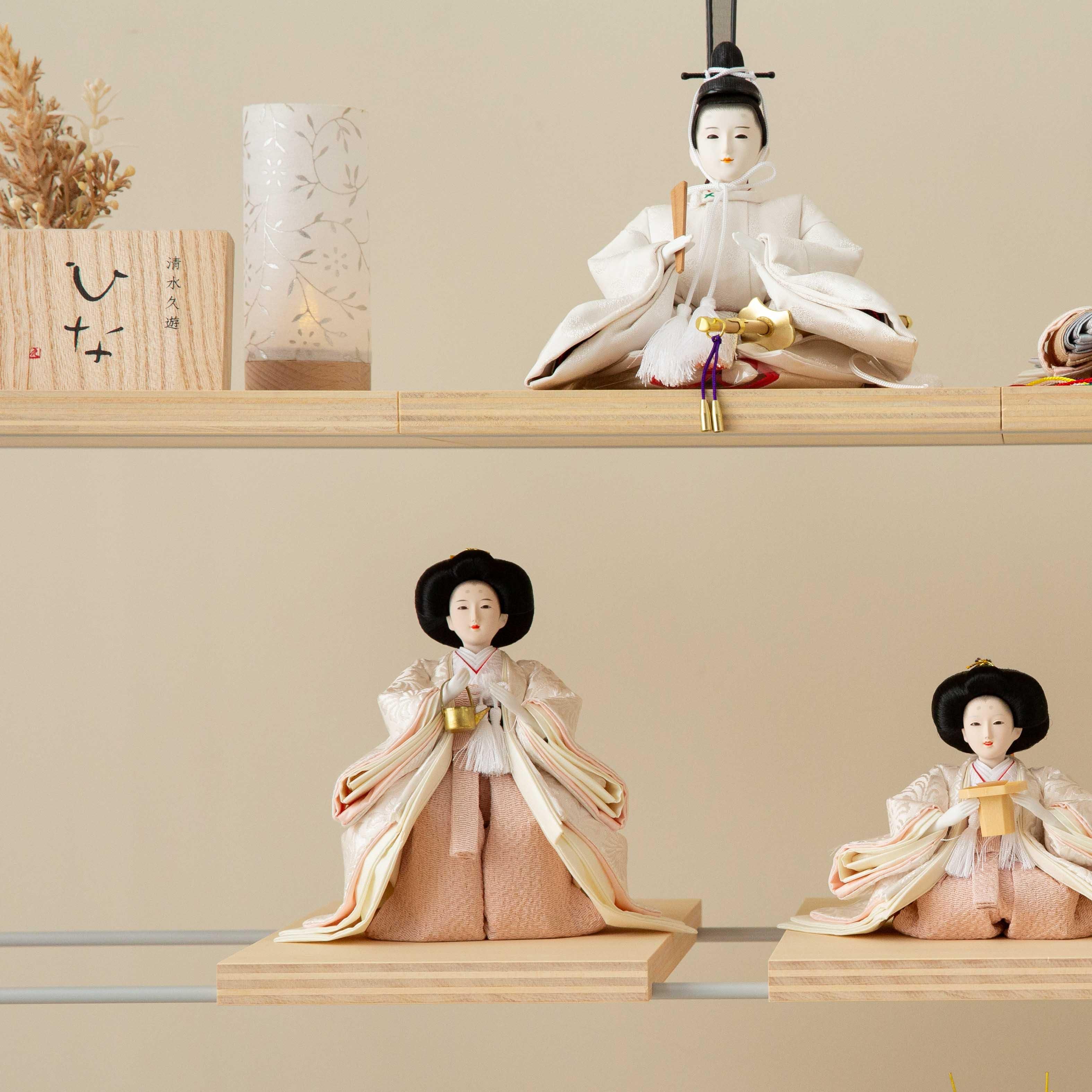 清水久遊　ひな人形　雛人形　ひな祭り　飾り　オルゴール　3月3日 清水久遊作 雛人形 ひいな 芥子 煌 親王飾 ひな人形 : 人形と