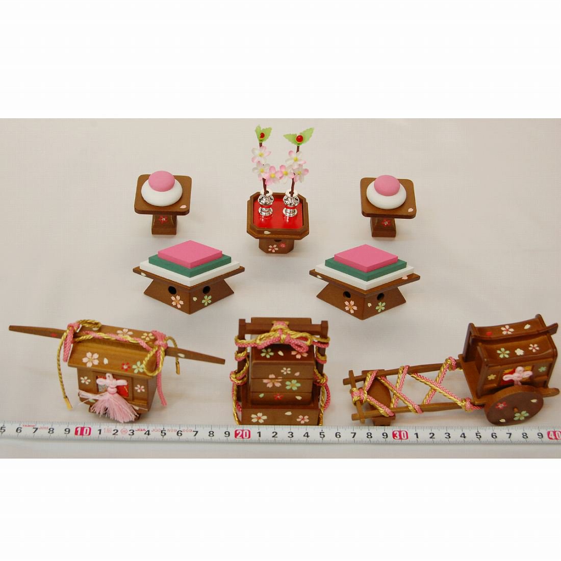 雛人形 単品 木製道具20号 6点セット - 雛人形・五月人形・羽子板 