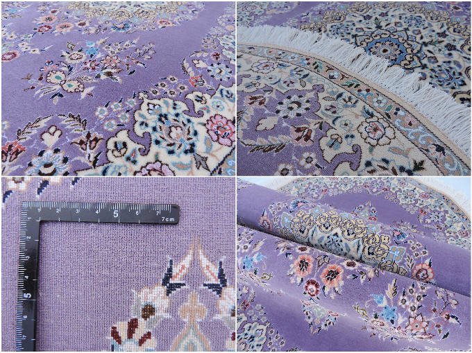 ペルシャ絨毯・カーペット ウール＆シルク 手織り ペルシャ絨毯の本場