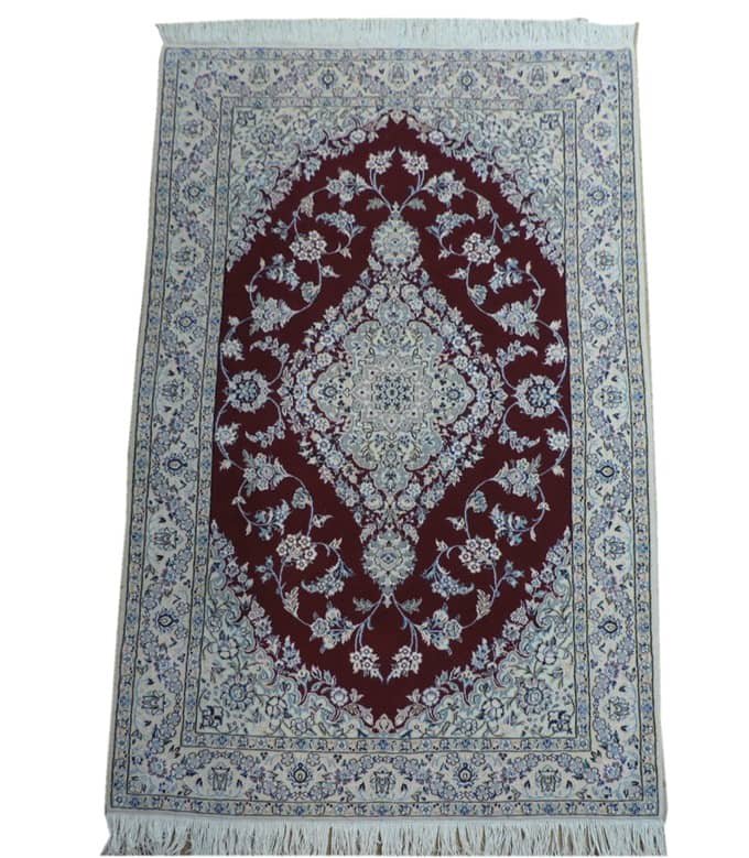 ペルシャ絨毯 カーペット ラグ ウール&シルク 手織り 高級 ペルシャ 