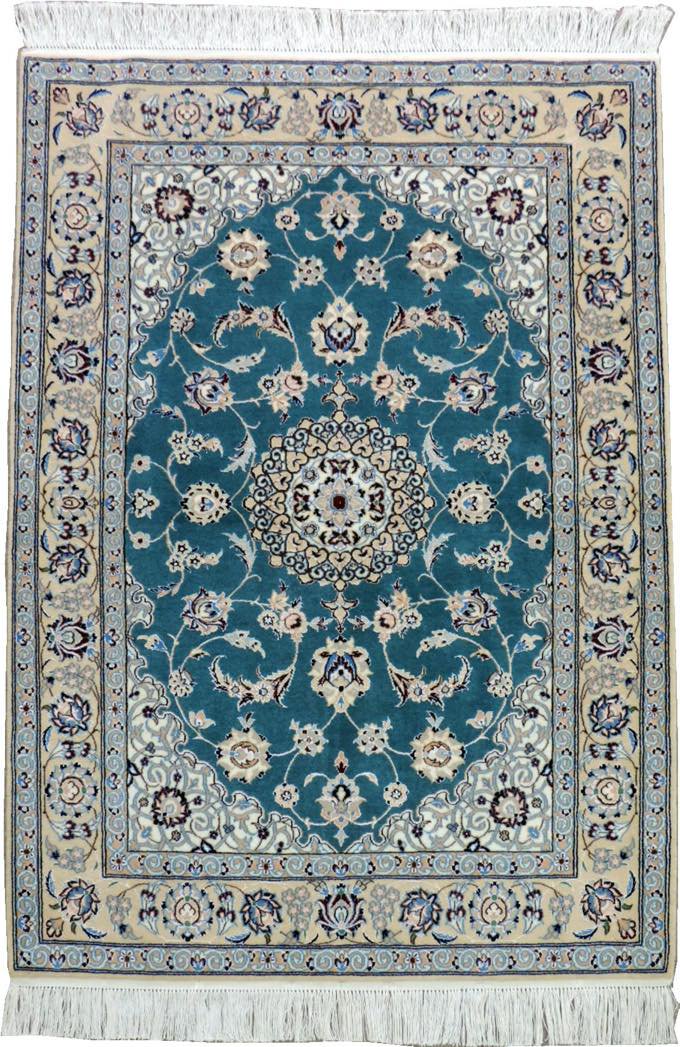 ペルシャ絨毯 カーペット ウール＆シルク 手織り高級 ペルシャ絨毯の 