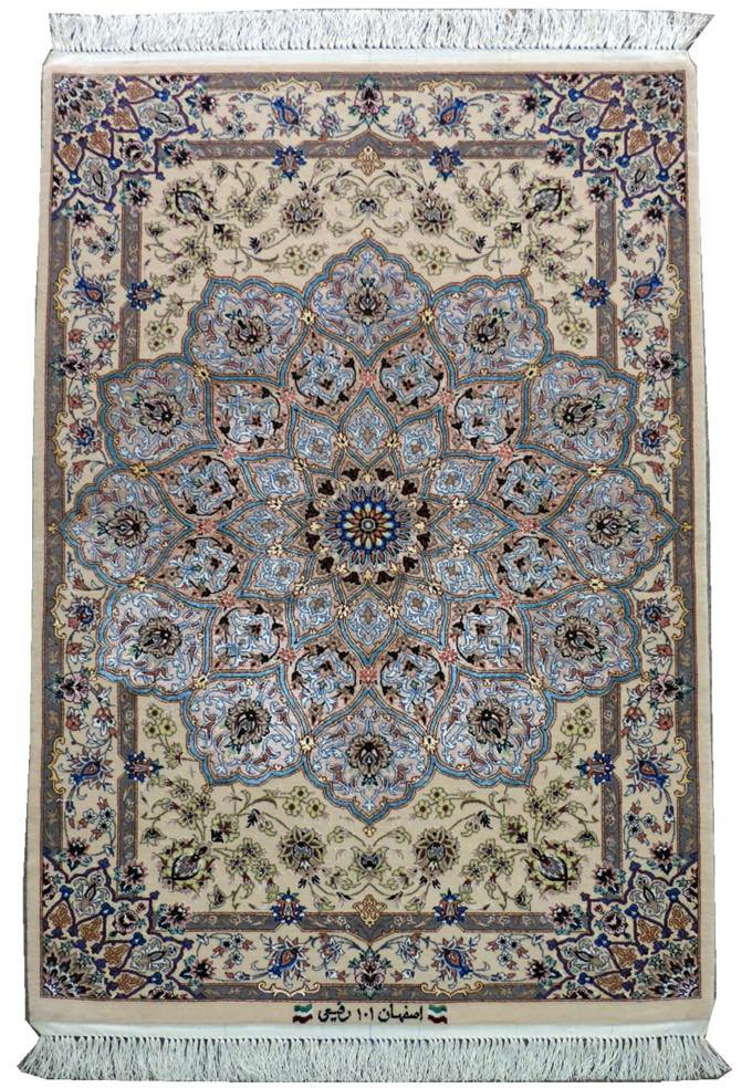 ペルシャ絨毯 シルク１００％ 手創り 92cmx365 - ラグ・カーペット