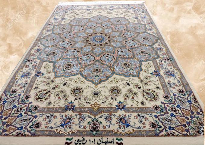 ペルシャ絨毯 カーペット コルクウール＆シルク 手織り高級 ペルシャ 