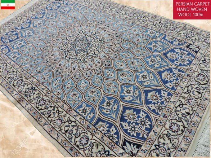 ペルシャ絨毯 カーペット ウール シルク 手織り 高級 ペルシャ絨毯の