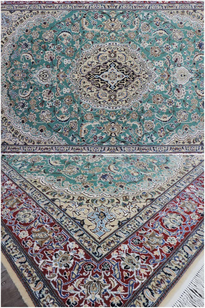 ペルシャ絨毯 カーペット ウール シルク 手織り 高級 ペルシャ絨毯の 