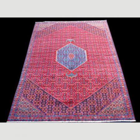 10717 激安*特価品☆手織りセミオールドペルシャザンジャン産絨毯 