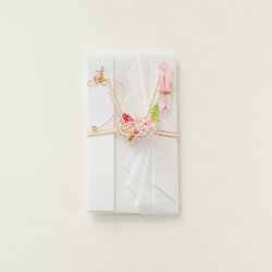 【結婚祝】寿ご祝儀袋　桜（白）