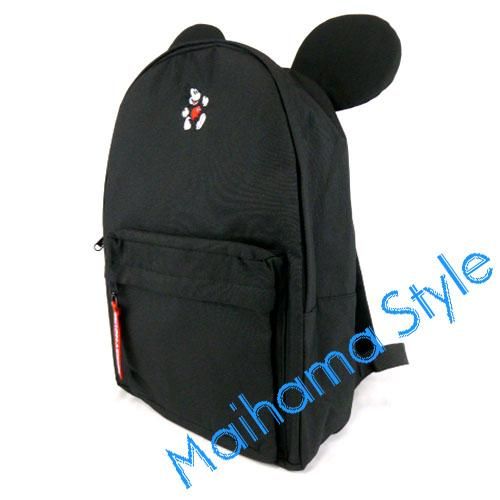 耳付きリュックサック ミッキー 黒 Maihama Style 耳付きリュックサック ミッキー 黒 Maihama Style