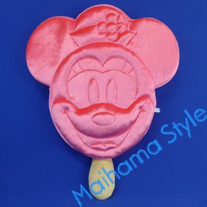 パークフード　アイス型クッション　ミニー/ピンク