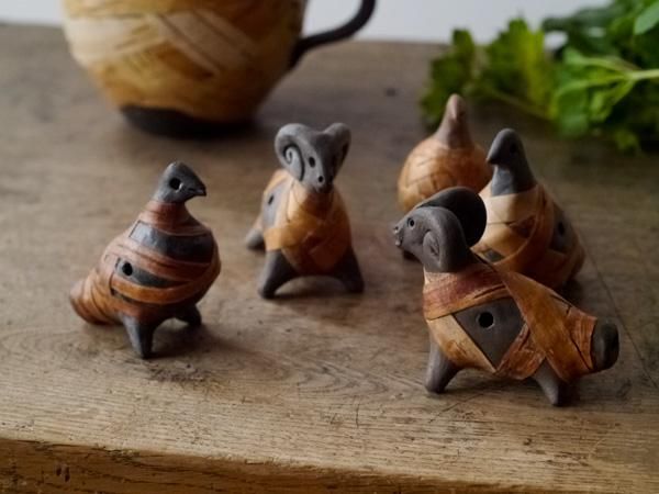 リトアニアの白樺と陶器の鳥笛1 - presse 北欧、バルトの雑貨のお店