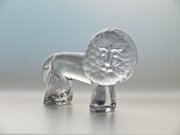 Kosta Bodaガラスのライオン（小） - presse 北欧、バルトの雑貨のお店 