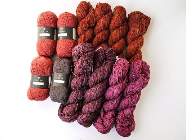 RED JACKET 毛糸セット Sサイズ Marianne Isagerデザイン「毛糸