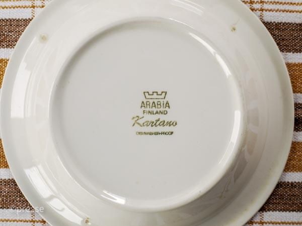 ARABIA kartanoスーププレート - presse 北欧、バルトの雑貨のお店 