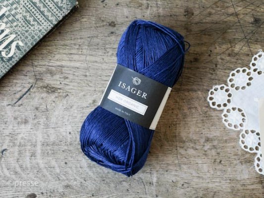 ISAGER HOR ORGANIC （INDIGO） - presse　北欧、バルトの雑貨のお店　アラビア　グスタフスベリ　ロールストランド　 ヴィンテージファブリック