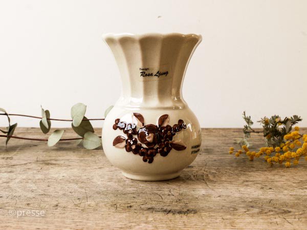 英国MYOTT窯 フラワー・ベース - 花瓶