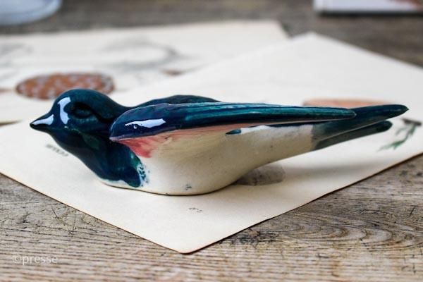 フィンランドで見つけた陶器の鳥 ツバメ - presse 北欧、バルトの雑貨
