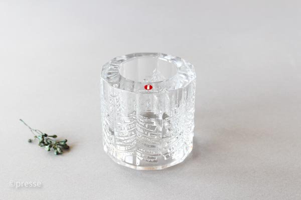 iittala Kuusiガラス キャンドルホルダー（針葉樹）クリア - presse