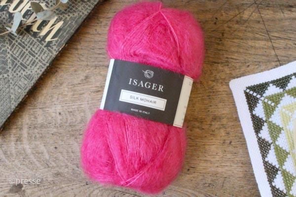 ISAGER SILK MOHAIR（ピンク／19） - presse　北欧、バルトの雑貨のお店　アラビア　グスタフスベリ　ロールストランド　 ヴィンテージファブリック