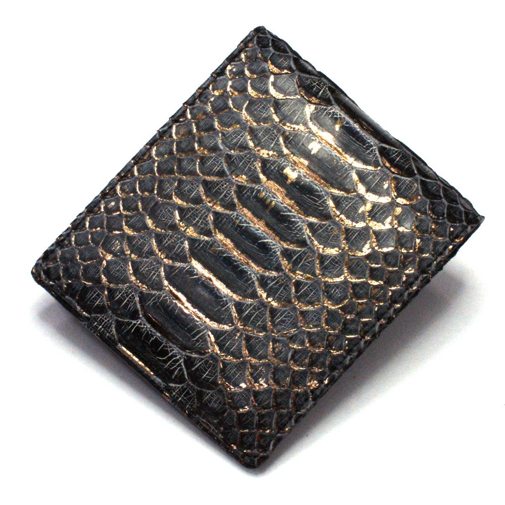 蛇皮の財布 二つ折り財布 | labiela.com