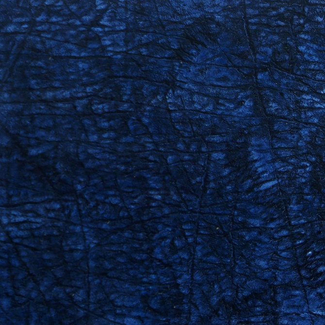 ヒポポタマスレザー カバ革 かば革 定期入れ パスケース 二つ折り 透明窓 本革 藍染 2