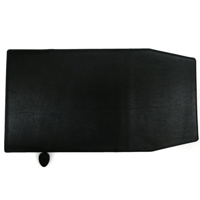 ブックカバー BOOKカバー 本革 馬革 ホースレザー ソフト仕上げ ブラック