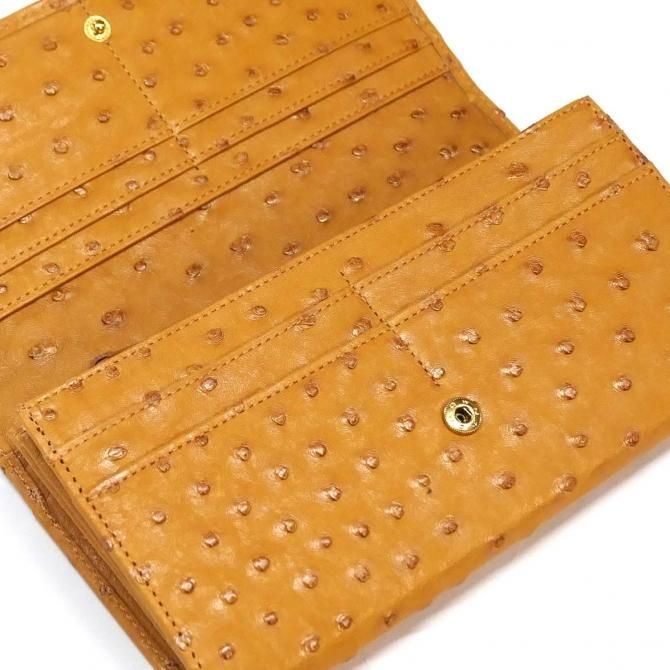 三宝 駝鳥革 ゴールド金具 フォーマル オーストリッチ　SANPO mgsable_202-09