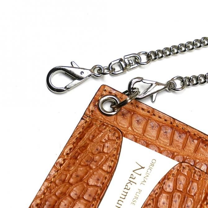 ポーター クローン黒クロコ型押しIDパスケース社員証ワニ革クロコダイル鰐クロコ柄 楽天市場】クロコダイル（定期入れ・パスケース｜財布・ケース