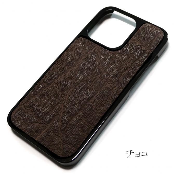 美品ファニー★iphone&Android 本革スマホカバー エレファントレザー