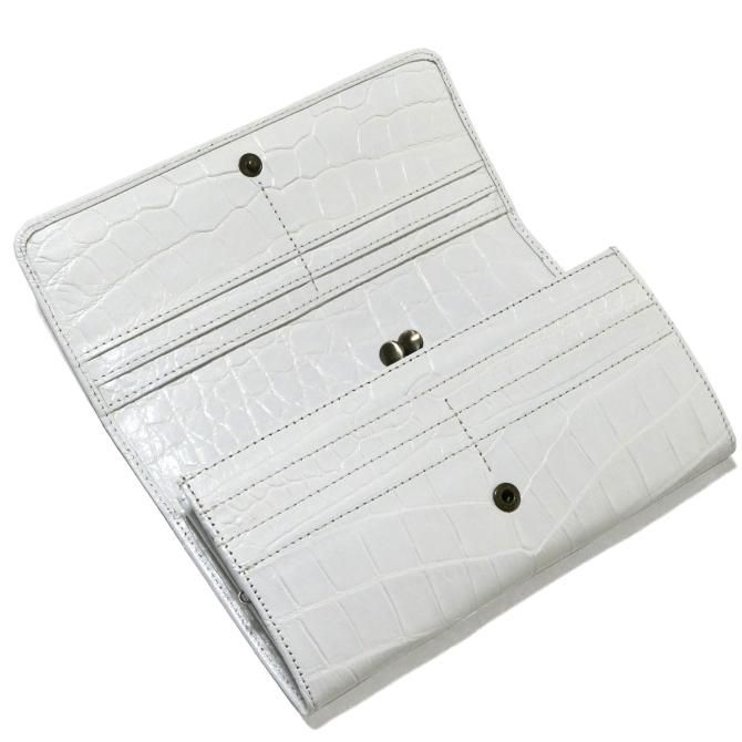 がま口 長財布 かぶせ型 がま口財布 ガマ口 財布 本革 ワニ革 がま口 長財布 かぶせ型 がま口財布 ガマ口 財布 本革 ワニ革