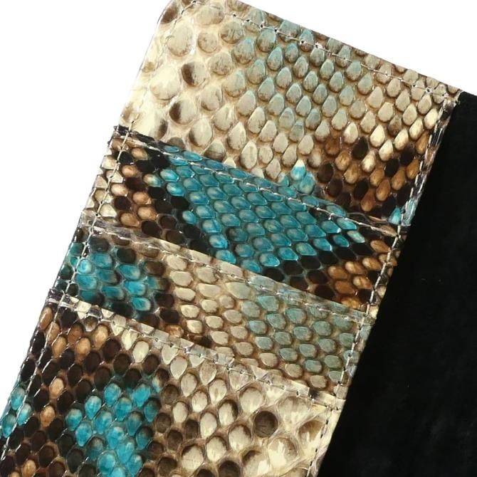 手帳型スマホケース | パイソン 手染め - パイソン財布 蛇革財布