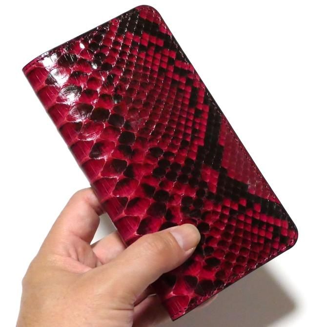 パイソン革 手帳型ケース | iPhoneAir iPhone17～13対応 - パイソン