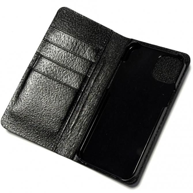 豚革 アメ豚 本革｜iPhoneケース 手帳型 - パイソン財布 蛇革財布