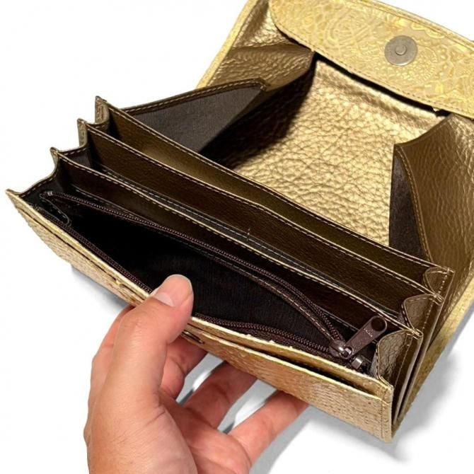 ギャルソン長財布 | 大容量 本革 パイソン - パイソン財布 蛇革財布