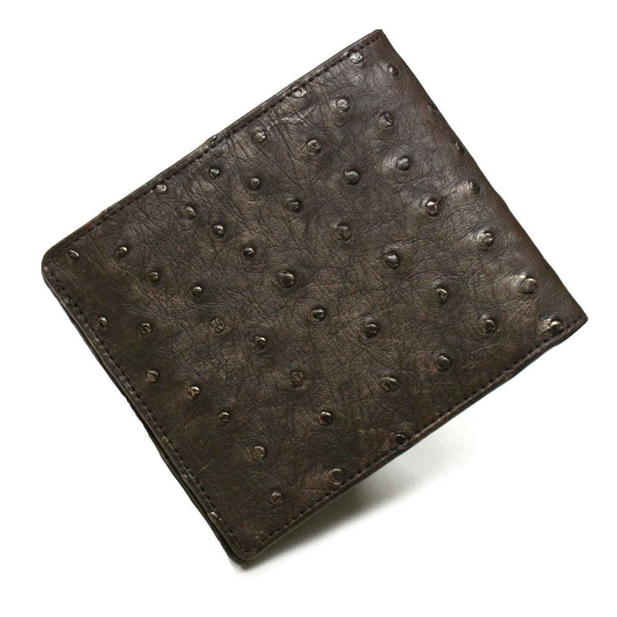 オーストリッチ革財布「純札型」：ラグジュアリー
