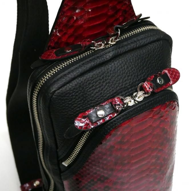 リュック ワンショルダーバック 蛇革 ダイヤモンドパイソン ボンサック