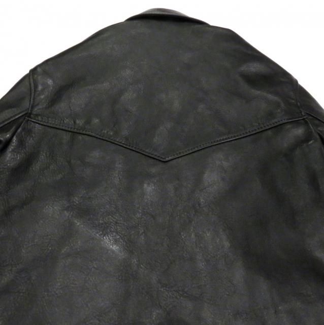 ADDICT CLOTHES JAPAN AD-02 DOUBLE RIDERS(BLACK・ホースハイド