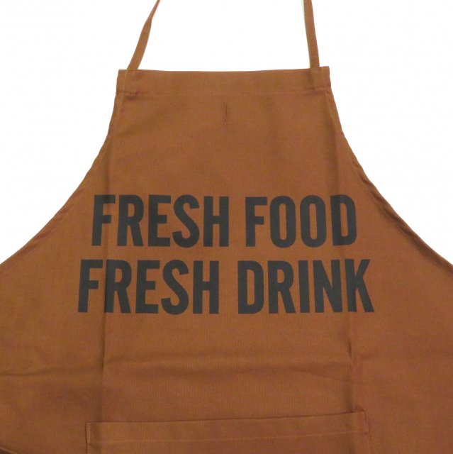 DRESSSEN ドレスセン COLOR APRON 【FRESH FOOD FRESH DRINK】 カラー