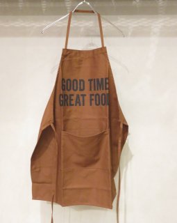<img class='new_mark_img1' src='https://img.shop-pro.jp/img/new/icons47.gif' style='border:none;display:inline;margin:0px;padding:0px;width:auto;' />DRESSSEN  ɥ쥹COLOR  APRON  GOOD TIME GREAT FOODۥ顼ץBROWN