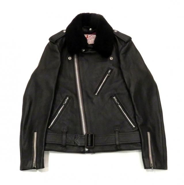 ADDICT CLOTHES JAPAN AD-06 SHEEPSKIN HIGHWAYMAN JACKET -  WACKOMARIA